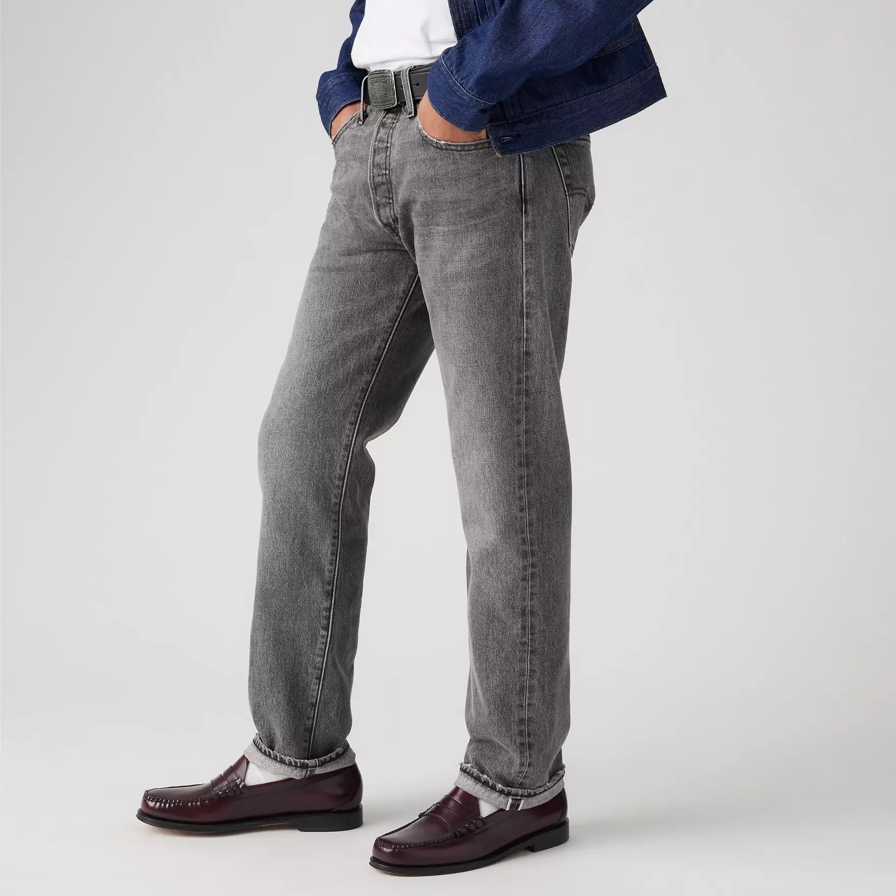 Levis 501 Black Ash Selvedge