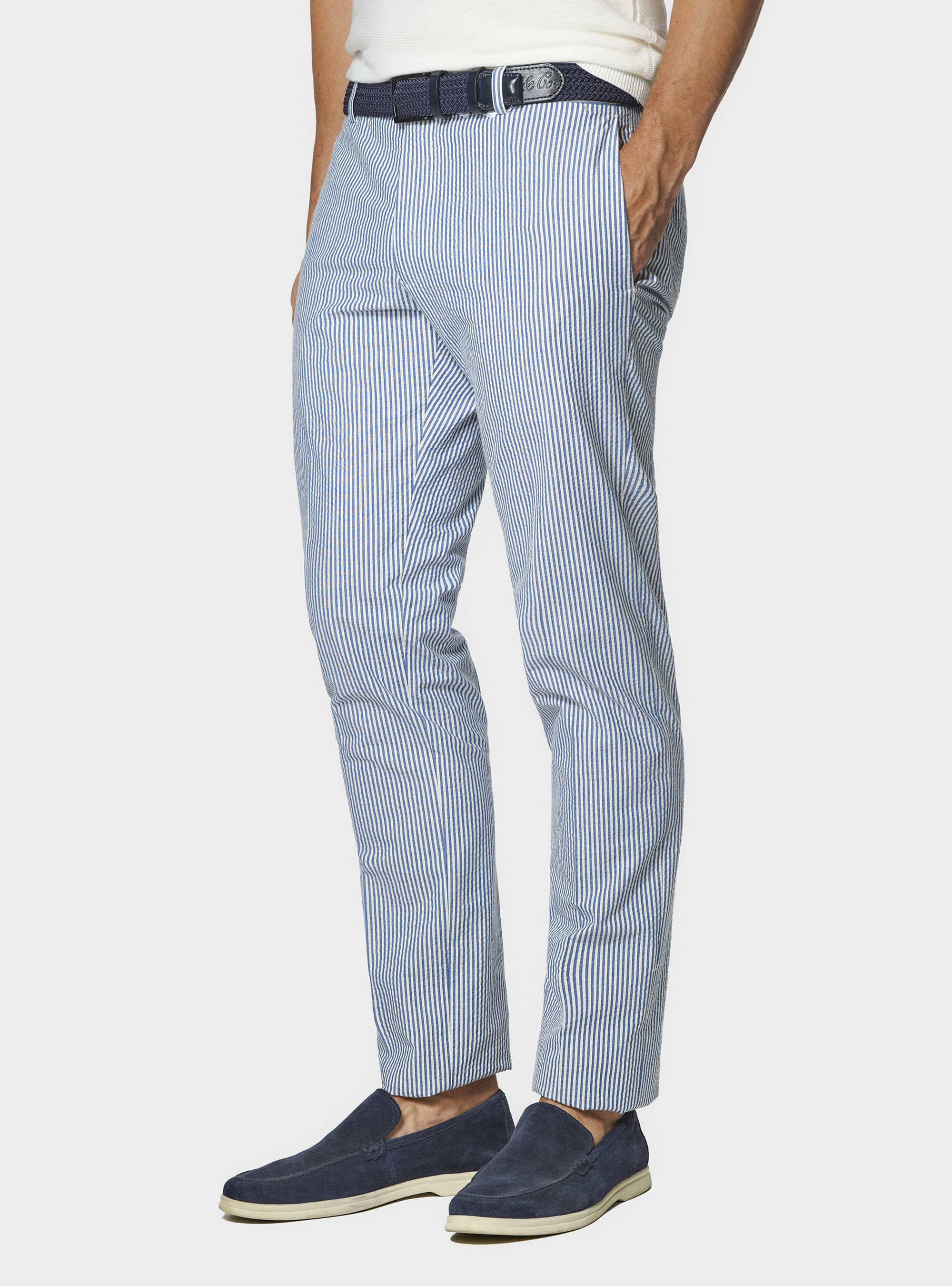 Gutteridge Seersucker Trousers