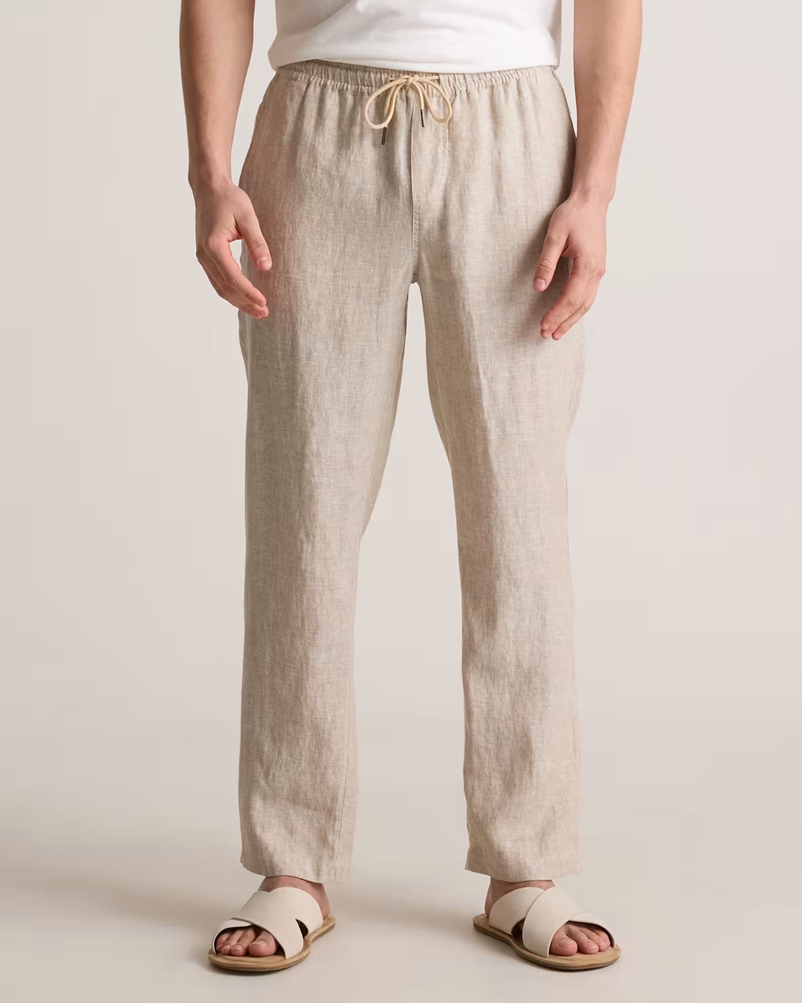 Quince Drawstring Linen Trousers