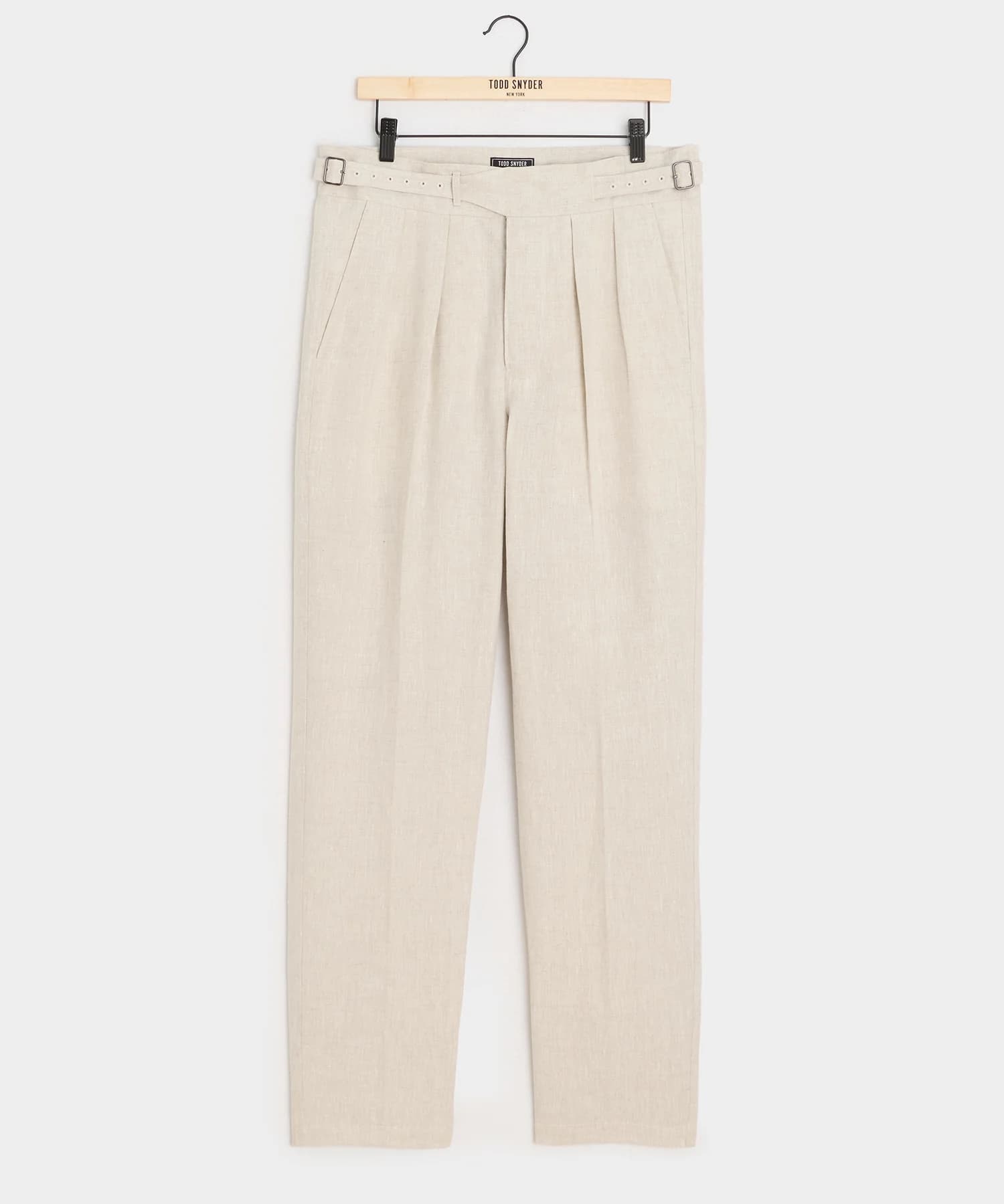 Todd Snyder Pleated Linen Gurka Trousers