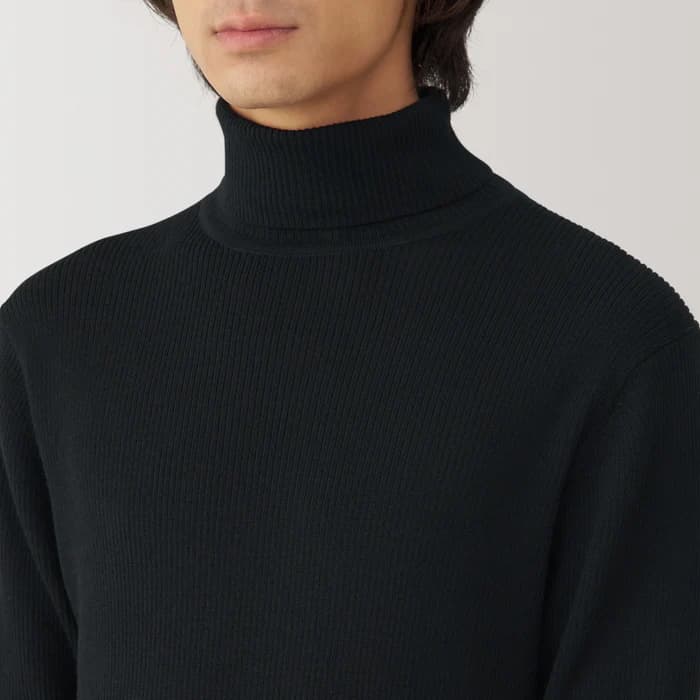 Muji Ribbed Turtleneck