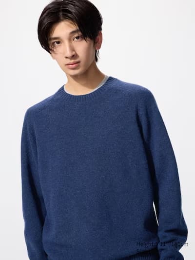 Uniqlo Lambswool Crew Neck Sweater